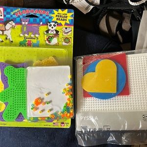 PegBoards and Beads 3 packs All Different Shapes and Sizes